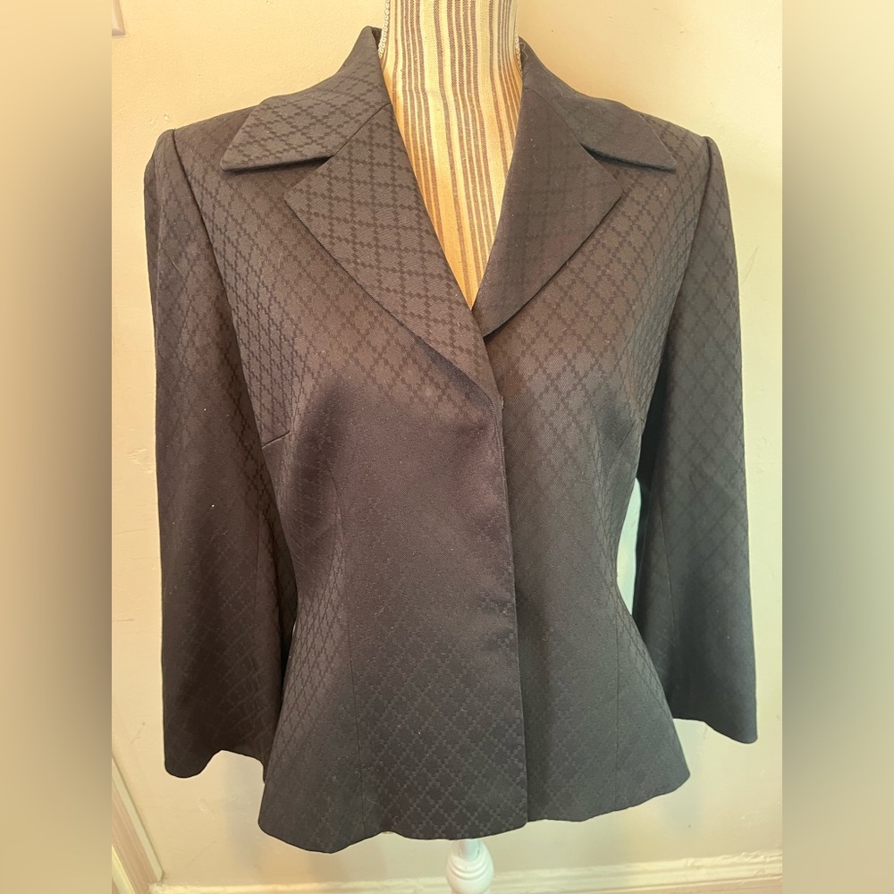 Tahari Arthur S. Levine Blazer Fitted Size 10 Vintage Y2K
